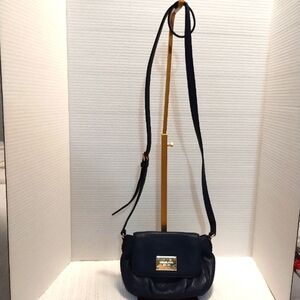 Michael Kors Blue Leather Crossbody Bag
